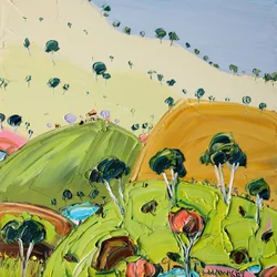 Colorful Rolling Hills