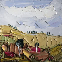 Impasto Countryside Landscape