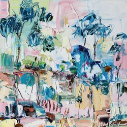 Lively Cafe Abstract