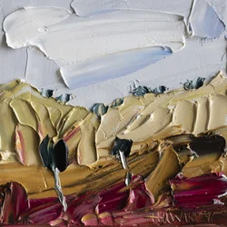 Textured Hills Landscape