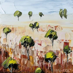 Textured Outback Landscape