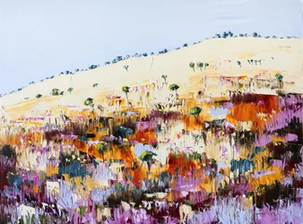 Vibrant Hillside Blooms