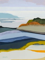 Abstract Coastal Landscape