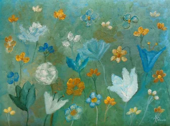 Aqua Blossom Garden