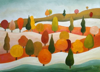 Colorful Autumn Hills