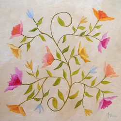 Colorful Floral Vines