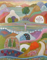 Dreamy Hillside Village