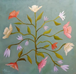 Pastel Garden Blooms