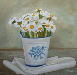 Rustic Daisy Bucket