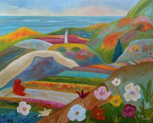 Vibrant Coastal Landscape