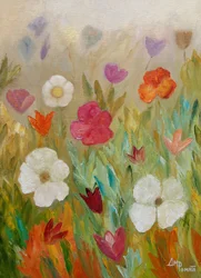 Vibrant Flower Field
