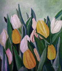 Vibrant Spring Tulips
