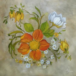 Vintage Floral Bouquet