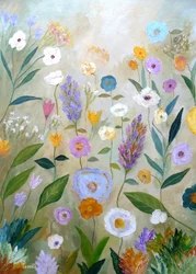 Whimsical Flower Garden