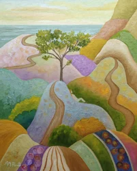 Whimsical Hillside Paths