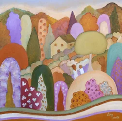 Whimsical Hillside Village