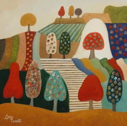 Whimsical Tree Landscape