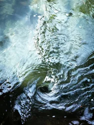 Deep Blue Water Swirl