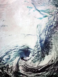 Swirling Arctic Ocean