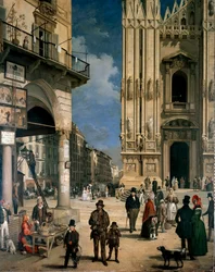 Marche de Figini in Milan (detail)