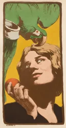 The Woman with the Parrot