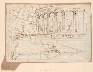 Stage Design, Interior of Circular Building