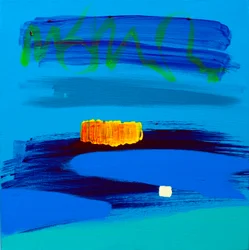 Orange and Midnight Blue