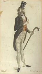 Caricature of Gerini