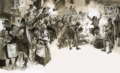 Charles Edward Stuart the Young Pretender Invades England in 1745