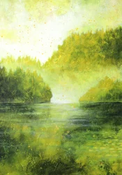 Misty Green River