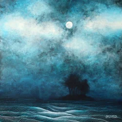 Moonlit Island Night