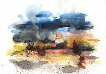 Vibrant Abstract Horizon