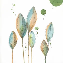 Soft Abstract Botanicals