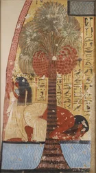 Copy of wall painting from a private tomb 218 of Amennakhte, Thebes, 20th century