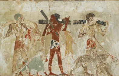 Copy of Wall Painting, Private Tomb 100 of Rekhmire, Thebes, 20th Century