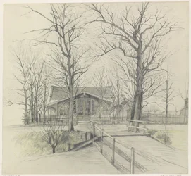 Café Under Bare Trees