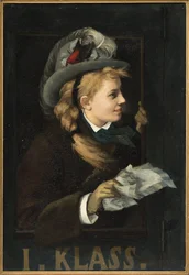Lady in a Train Window