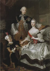 Portrait of Grand Duke Pyotr Fyodorovitch and Grand Duchess Catherine Alekseyevna