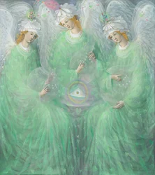 The Revelations of Spring (diptych), left panel
