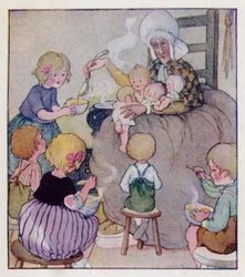 Nursery rhyme: There Was An Old Woman Who Lived In A Shoe