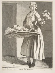 Flower Vendor, 1738
