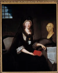 Portrait of Marie Antoinette (1755-1793) in Great Mourning at the Temple Prison