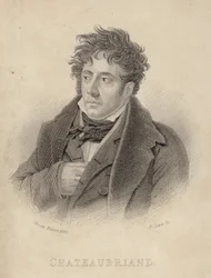 Portrait of vicomte de Chateaubriand