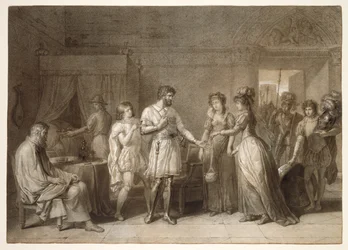 Bayard Refusing the Presents of His Hostess, in Brescia