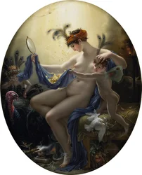 Portrait of Mlle. Lange as Danaë