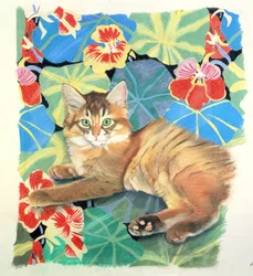 Sootsy and Dufy Fabric