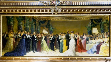Dance in honour of Umberto I