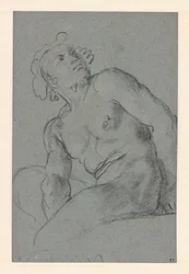 Seated Male Nude