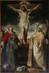 Crucifixion and Saints