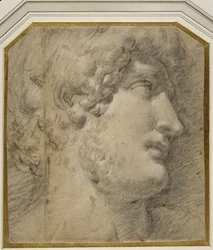 Head of the Emperor Gallienus (or Hadrian, after the antique)